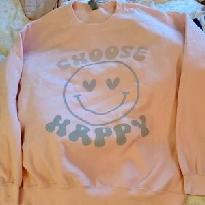Retro style pull over sweatshirt